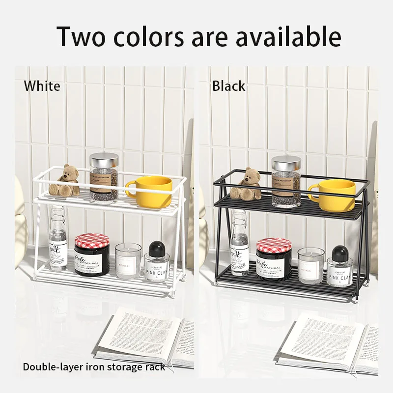 Stainless Steel 2-Tier Bottle Drying Rack with Drain Tray - Space Saving Kitchen Cup Storage Rack for Mugs, Jugs and Accessories
