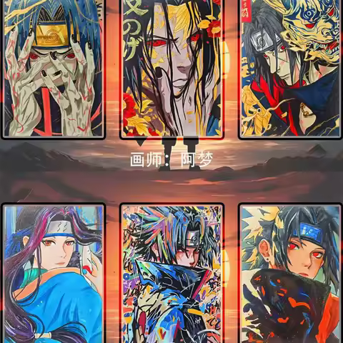 2025 Newest Naruto Multi-series Collection Color Card Booster Box Wholesale Anime Character Board Game Hobbies Gift For Fans