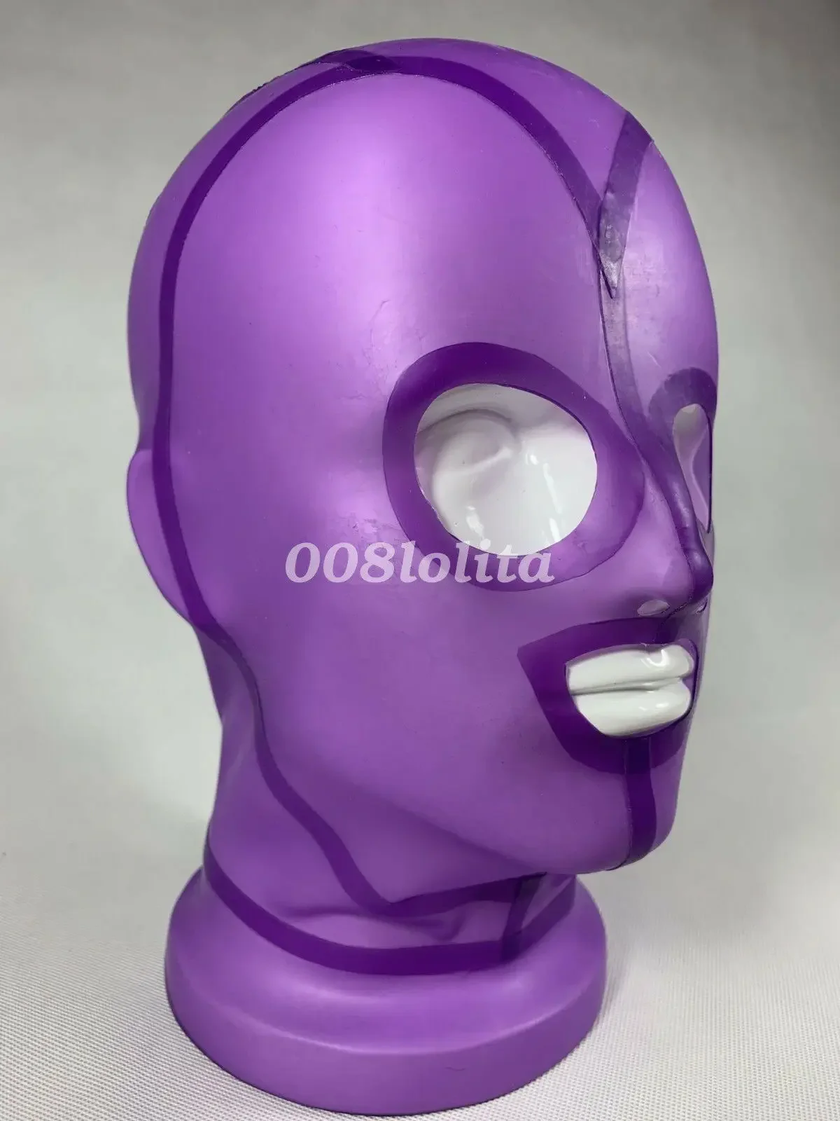 

Latex 100%Rubber Mask Masque Hood.Anti-Prise Haar