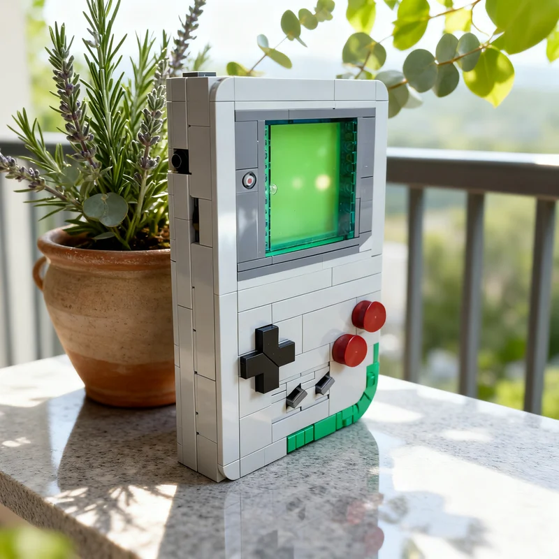 351ピース-moc-アルティメットゲームボーイギア-ビデオゲームアクセサリー-ディスプレイチャレンジモデル-組み立てブロック-ヒーローsf海賊パック-おもちゃギフト