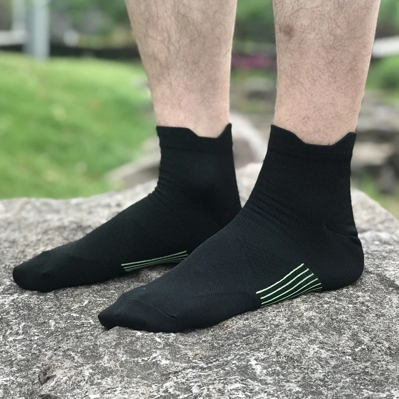 New Sport Compression Running Ankle Socks Black Breathable Quick Dry Fitness Athletic Short Low Cut Sock