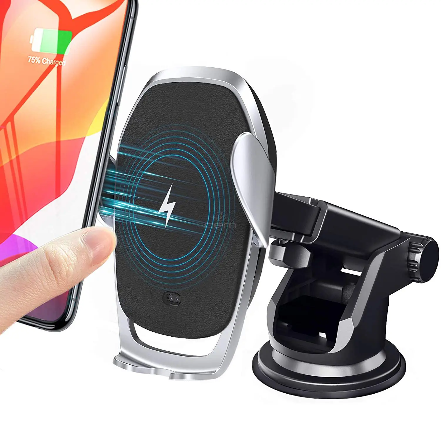 

Автоматический универсальный беспроводной автомобильный держатель-зарядка для телефона