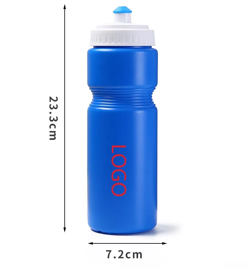 Colorful Cycling Water Bottle Squeezed Nozzle Hiking Outdoor 750ml Sports Water Bottle Bicycle Water Bottle Custom LOGO