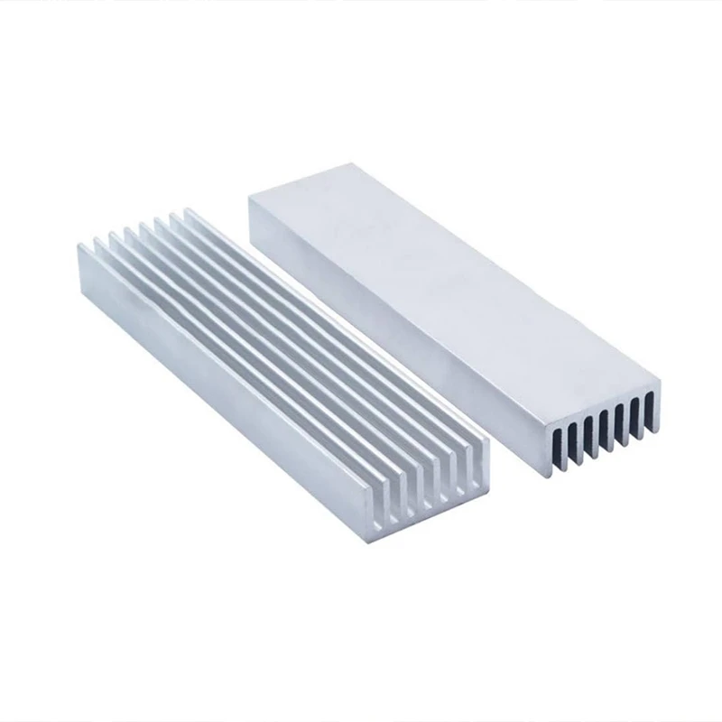 Thermal Conductive Aluminum Strip 1002016mm High-Power LED Aluminum Profile Heat Sink Electronic Cooling Aluminum Block