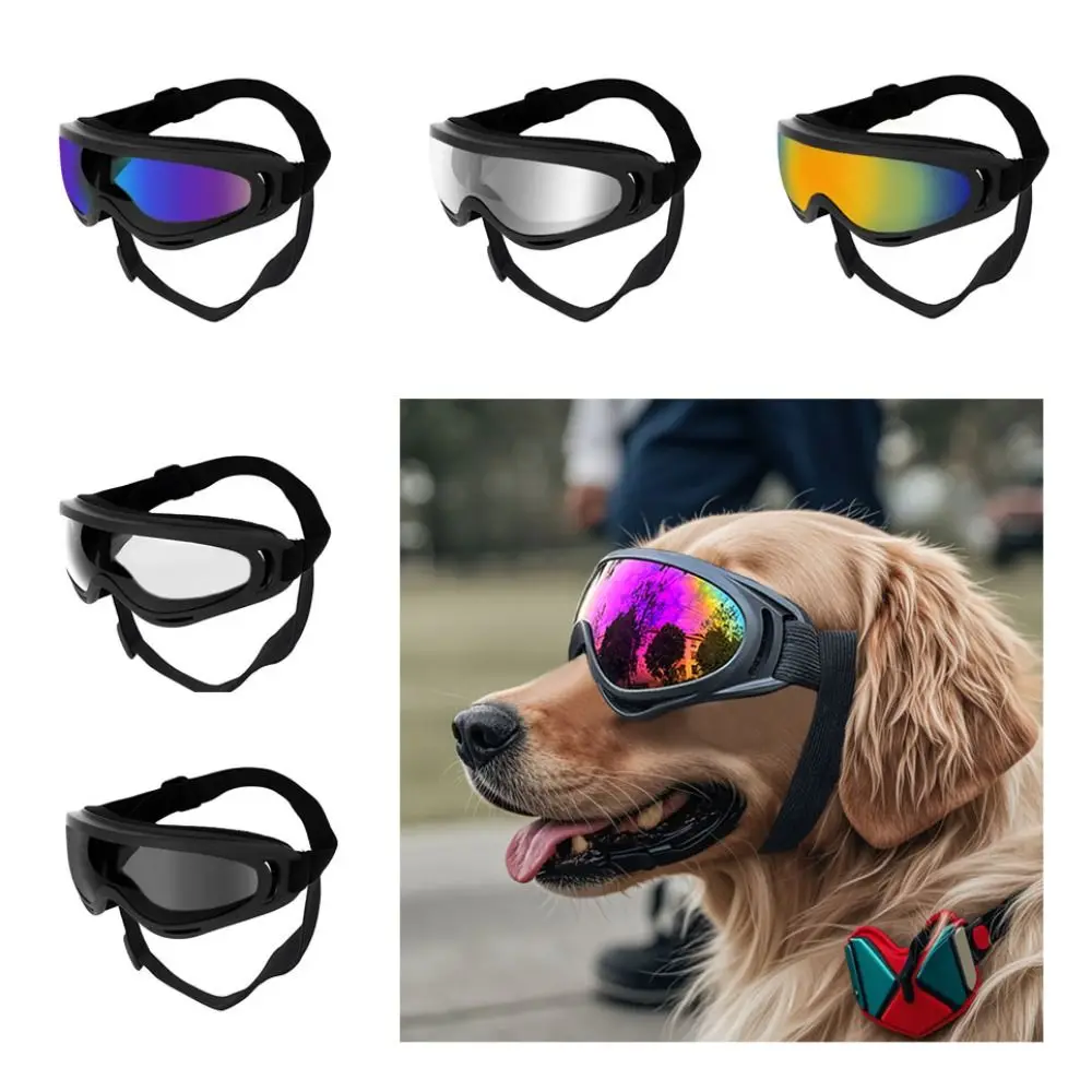 

Plastic Pet Goggles Anti-UV Multicolor Pet Sunglasses Windbreak Sun Shading Dog UV Protection Glasses