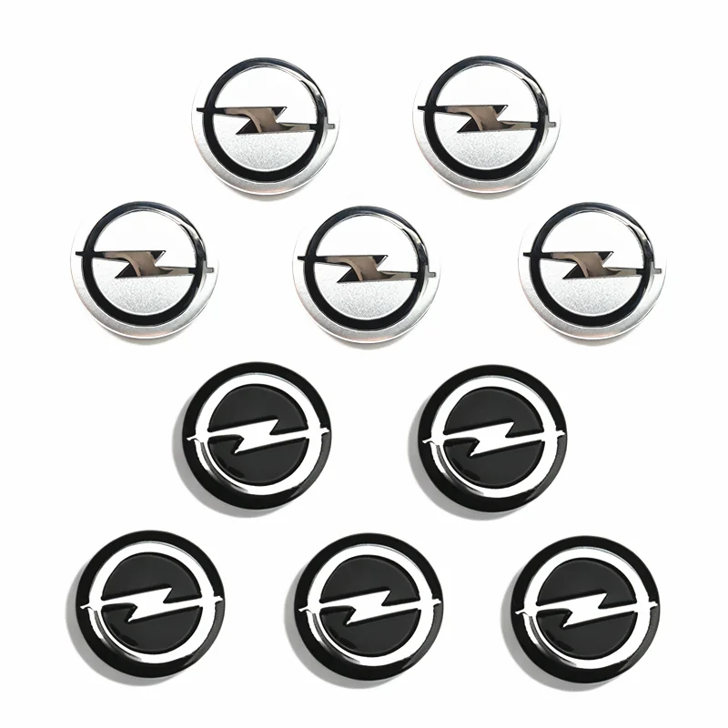 5 Pcs 14mm 3D Metal Opel Car Key Shell Remote Button Fob Logo Badge Sticker Emblem Decal Keychain Replacement Auto Accessories