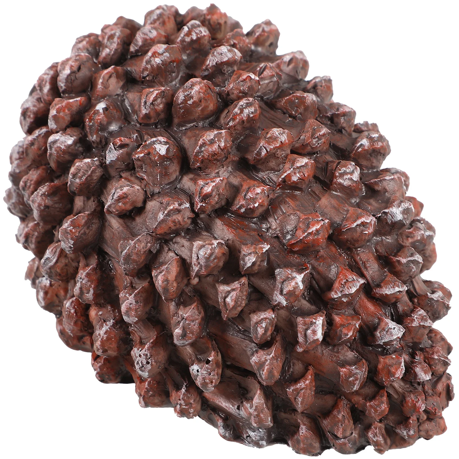 Pino cone ao ar livre caixa de suporte chave resina durável jardim decorativo escondido armazenamento caso para quintal bens para casa