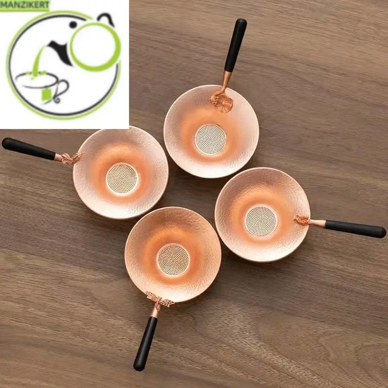 

Pure Copper Tea Funnel Mesh Tea Compartment Tea Strainer Kung Fu Tea Utensils Tea Filter Tea Making Device Japanese Style