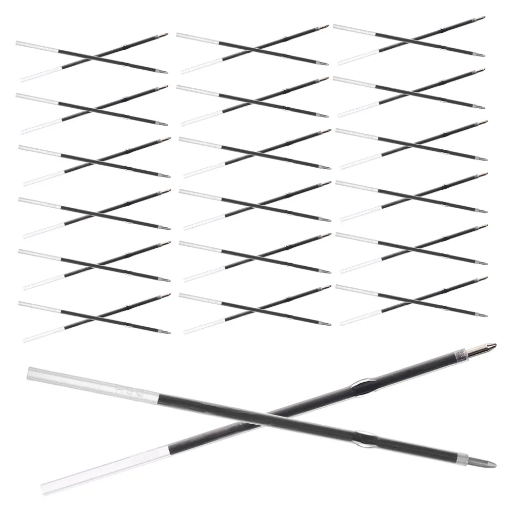 

200Pcs Ballpoint Pen Refills Retractable 0.7mm Blue Black Ink Replaceable Smooth Writing Refills Office School Supplies