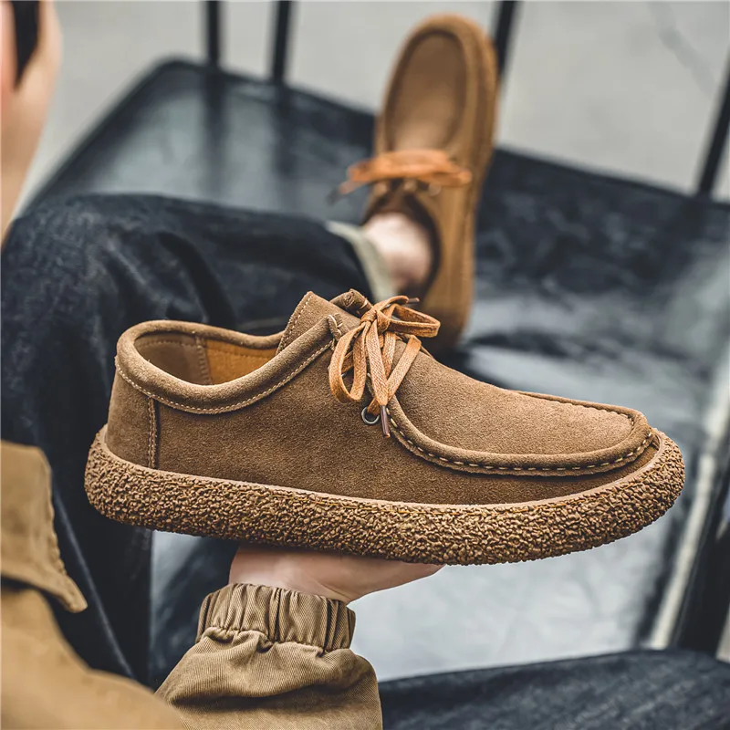 

Anti Suede Men's Casual Leather Shoes Comfortable Men's Driving Shoes Loafers Shoes