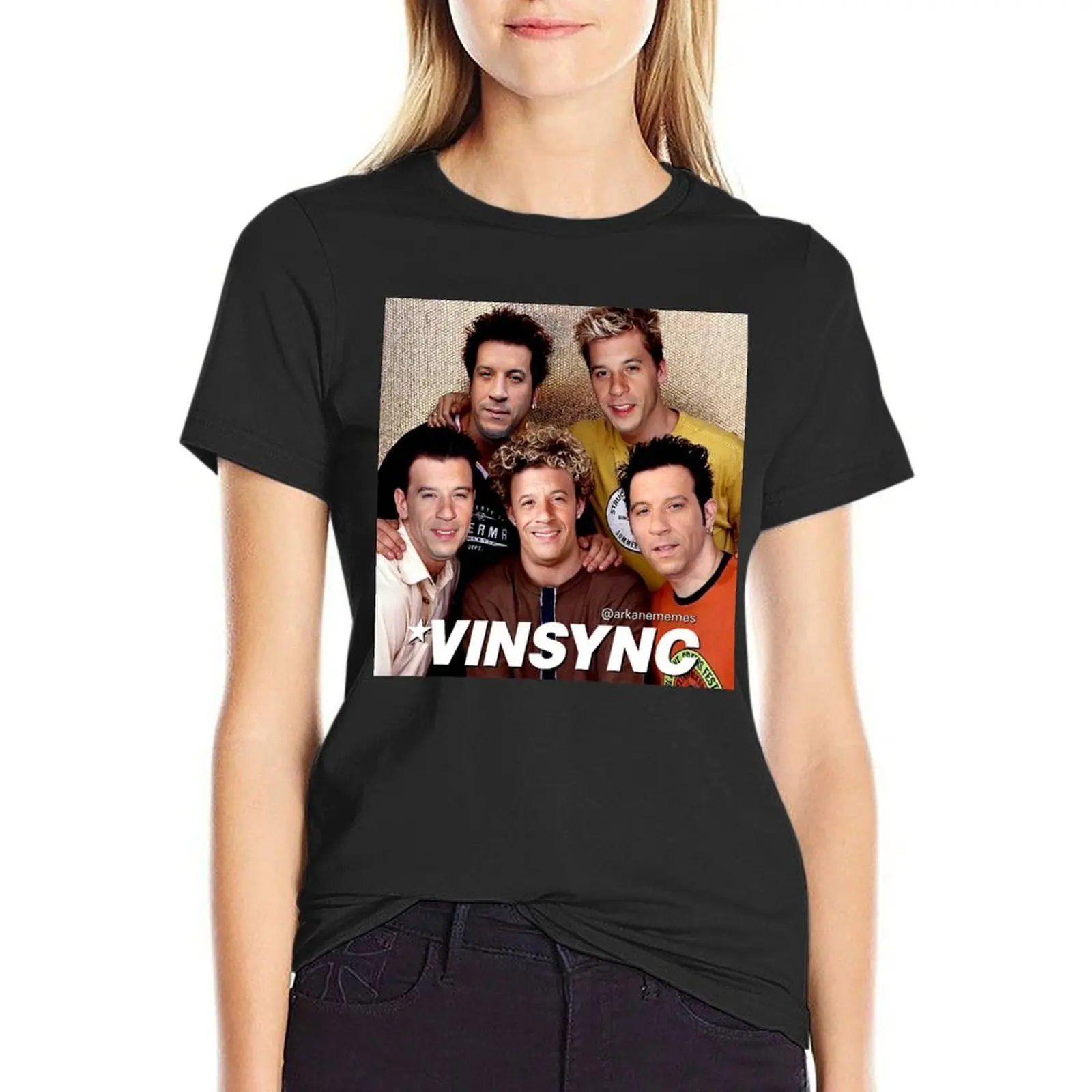 

*VINSYNC T-Shirt summer tops sublime luxury designer clothing Women