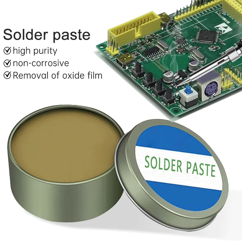 Rosin Elétrica Solda Flux sem Chumbo Alta Pureza Solda Paste Repair Ferro Weld Paste Circuit Solda Welding Tool Componentes