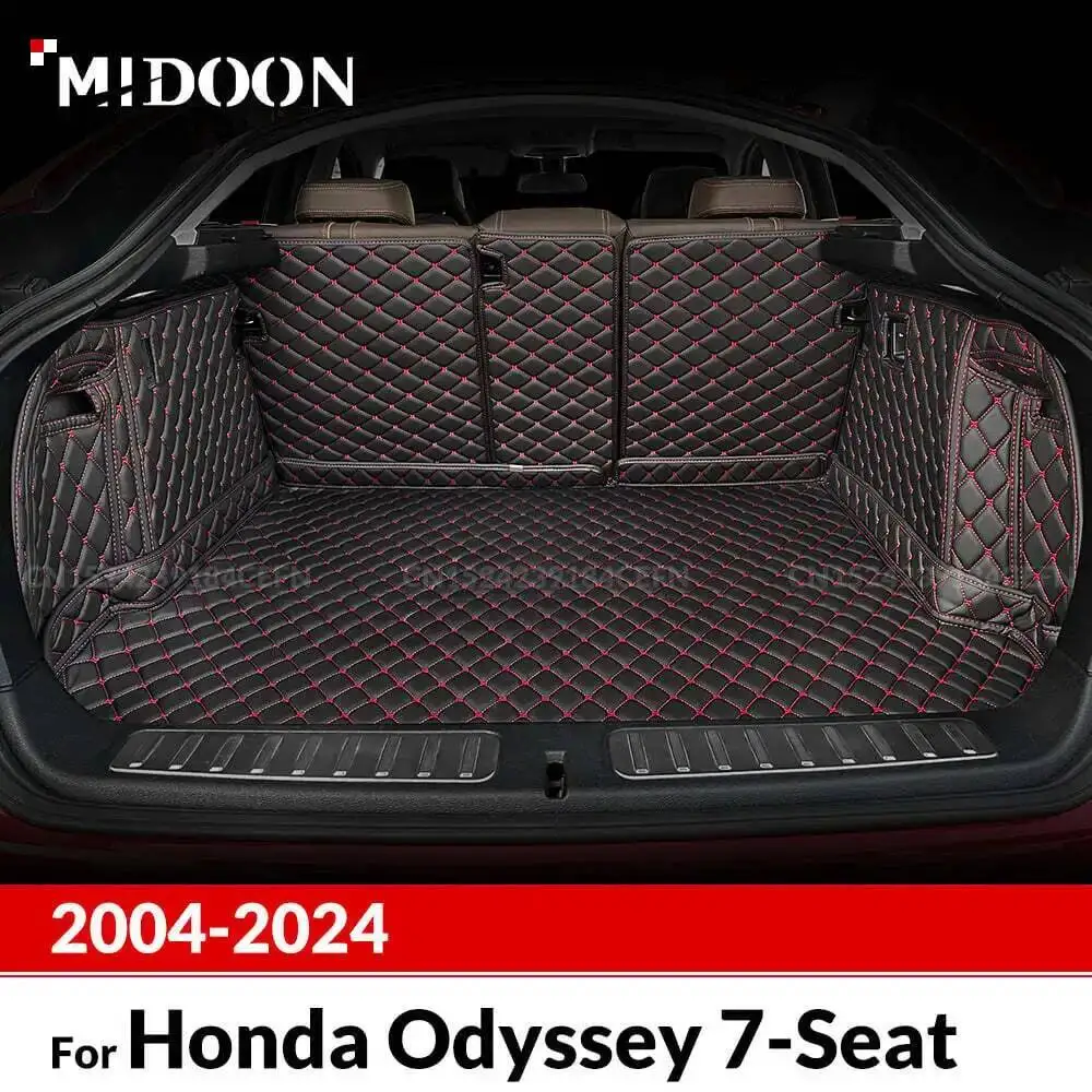 

Для Honda Odyssey 7-местный 2004-2024 23 22 автоматический коврик для багажника с полным покрытием, автомобильный защитный коврик, грузовой вкладыш, аксессуары для интерьера