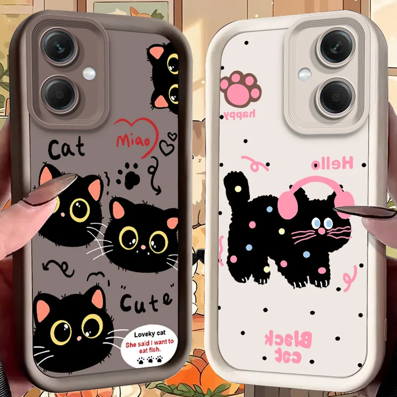 Pink Earphones Cat …