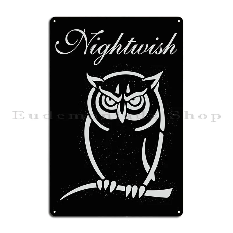 Nightwish Metal Sign Decoration Iron Party Garage Cinema Tin Sign Poster