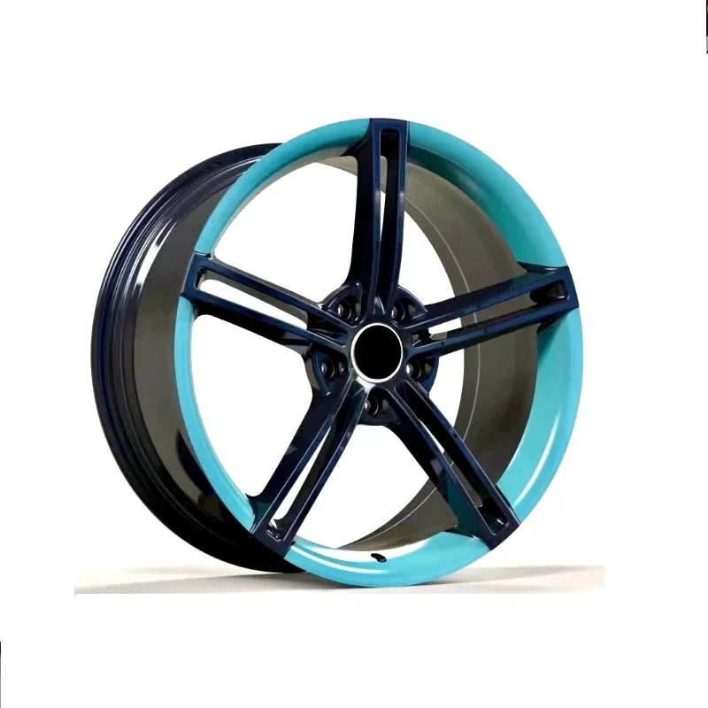 for Custom Chrome 5x112 Monoblock 19-20 Inch Forged Rims 5x120 Concave Aluminum Alloy Car Wheels for All Cars A6 Size