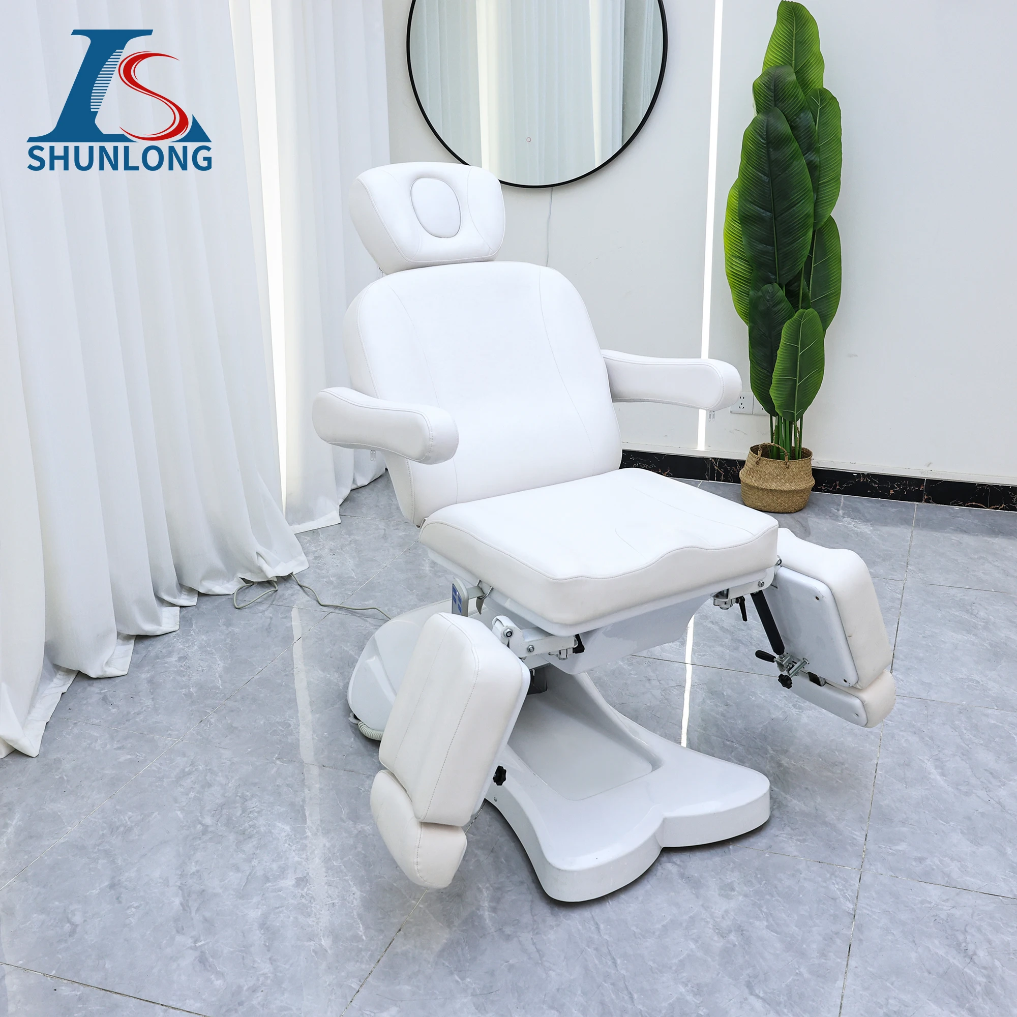 Split-leg Electric Treat Chair Multifunctional Leg Adjustments Beauty Bed Massage Bed Tattoo Chair
