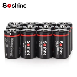 Soshine-リチウム一次電池,3V, 1000mAh,非充電式,マイク用,カメラ煙探知器
