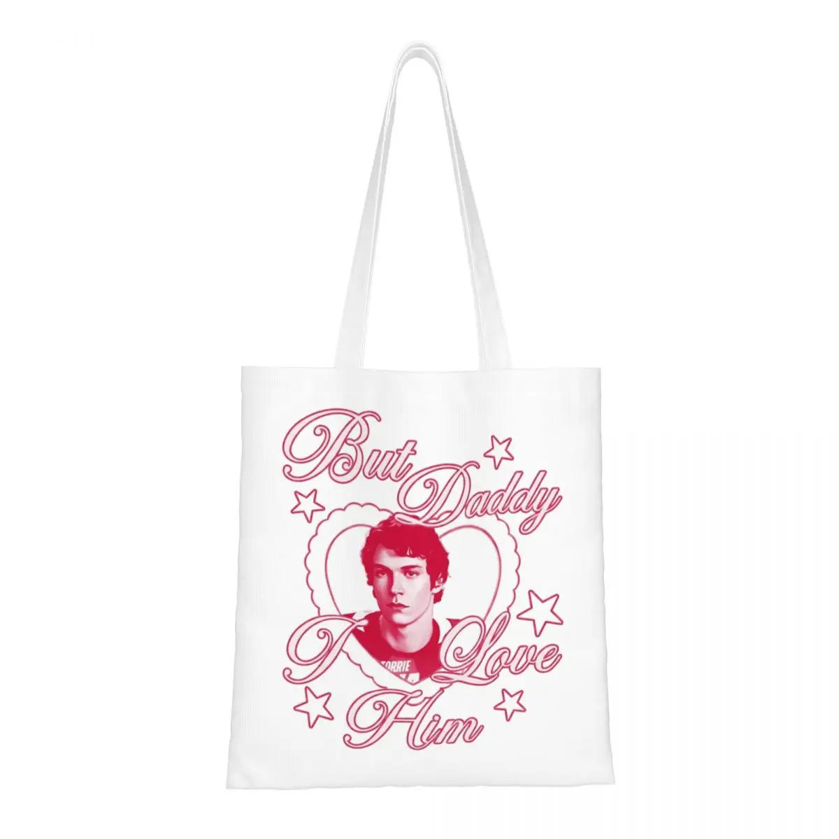 

But Daddy I Love Him Ilya Rozanov Canvas Tote Bag Reusable Large Capacity Grocery Bag for Unisex Heated Rivalry Travel Bags