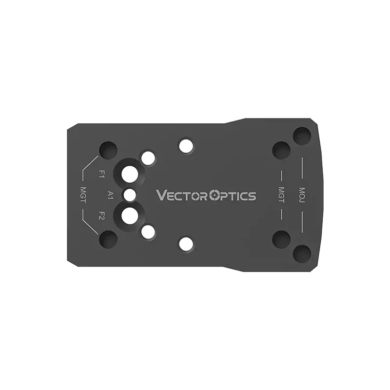 Vector Optics Moj Mgt Dovetail Adapter for Glock Universal 2-In-1 Rear Sight Mount Fits Rmr/rmsc Footprints