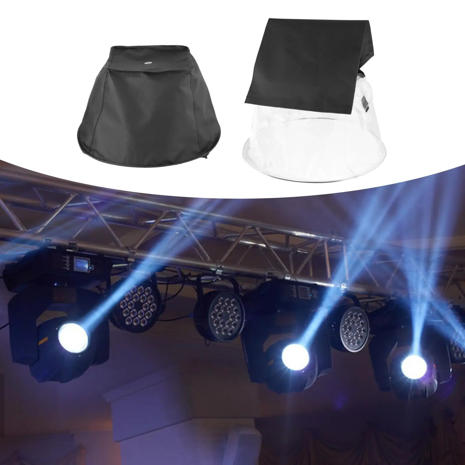 Moving Light Rain Cover for Moving Head Light Waterproof Moving Lights, Stage Light Shield for Head Light Cover