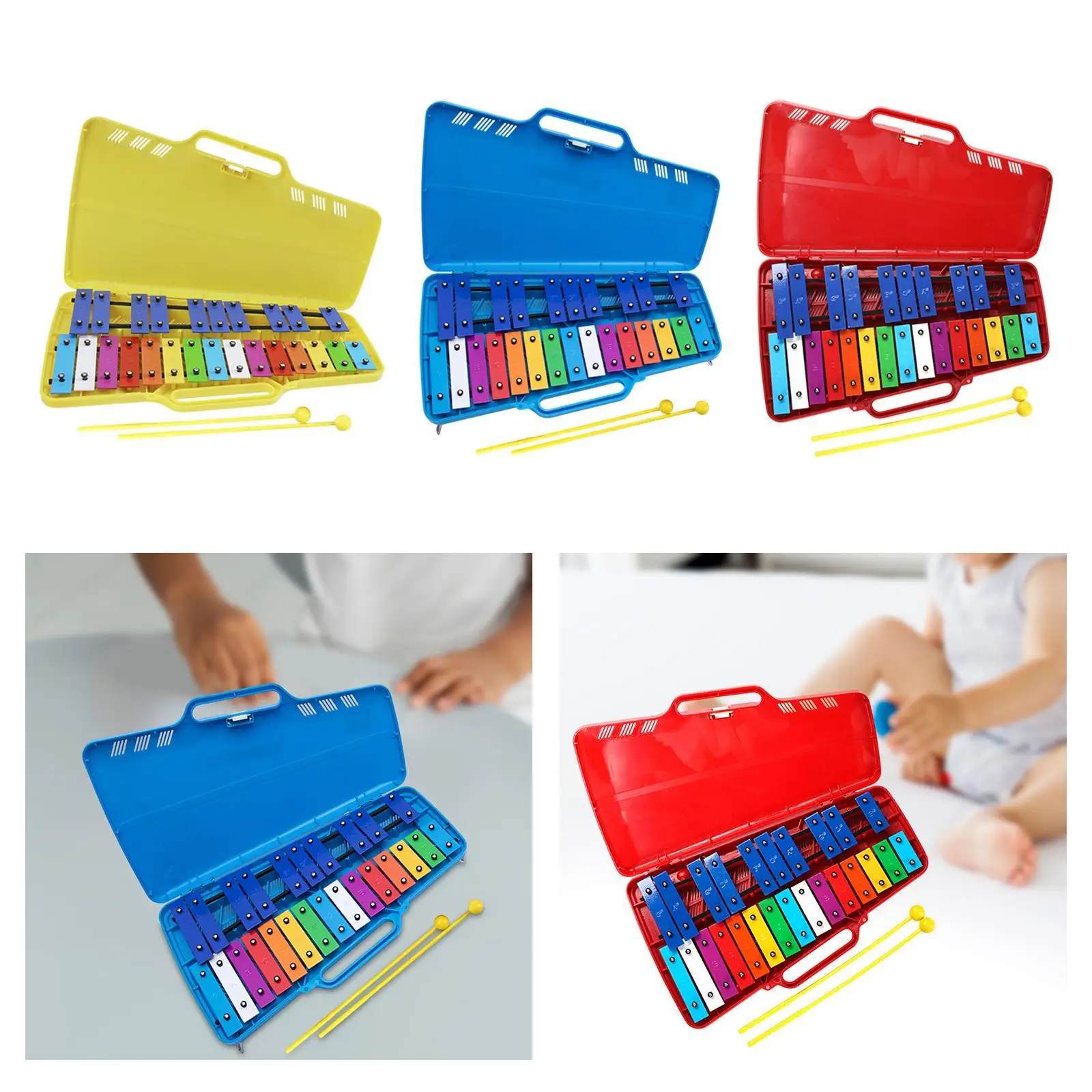 Kids Xylophone Hand Eye Coordination Bell for Preschool Kids 1 2 3 Years Old