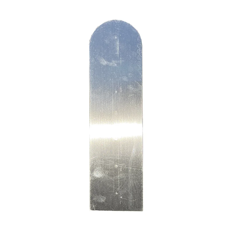 Carbon Steel Blade Plastic Handle Round End-Square Back Finishing Plaster Trowel Construction Concrete Spatula Tool