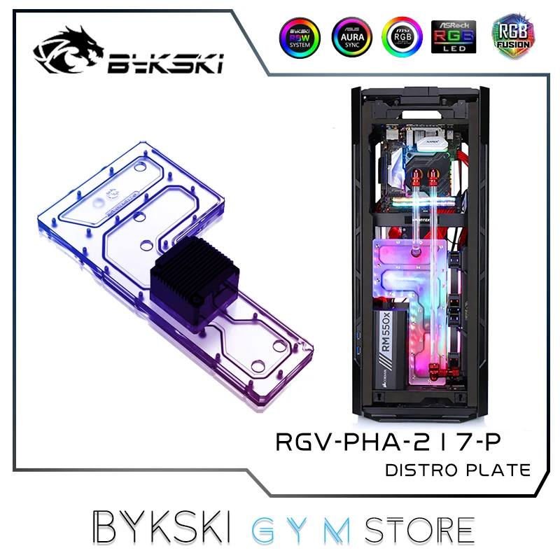 

Bykski Distro Plate Kit For Phanteks 217EX Case,Waterway Board Water Cooling For PC CPU GPU 12V/5V RGV-PHA-217-P