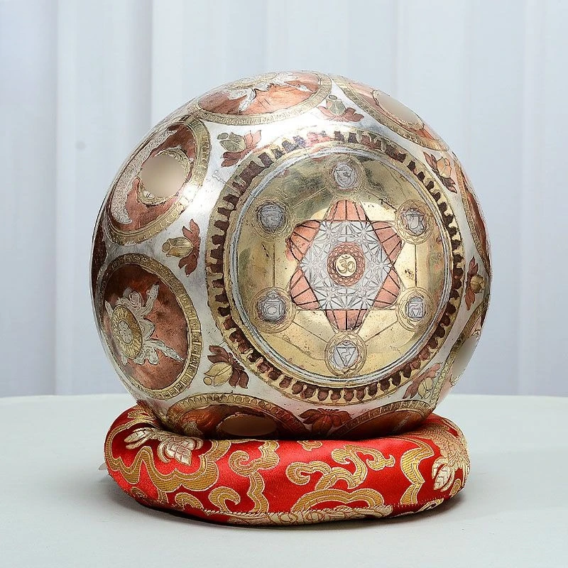 

Singing bowl handmade bowl sound bowl, meditation decompression healing copper bowl ornament