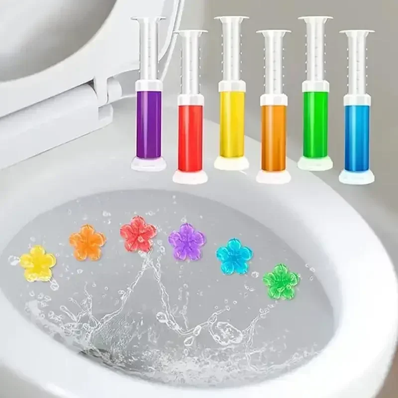 Produtos em Gel para Limpeza de Banheiro, Tabletes Líquidos com Fragrância, Limpeza e Desodorização Duradoura, Aromaterapia e Ambientador Sólido