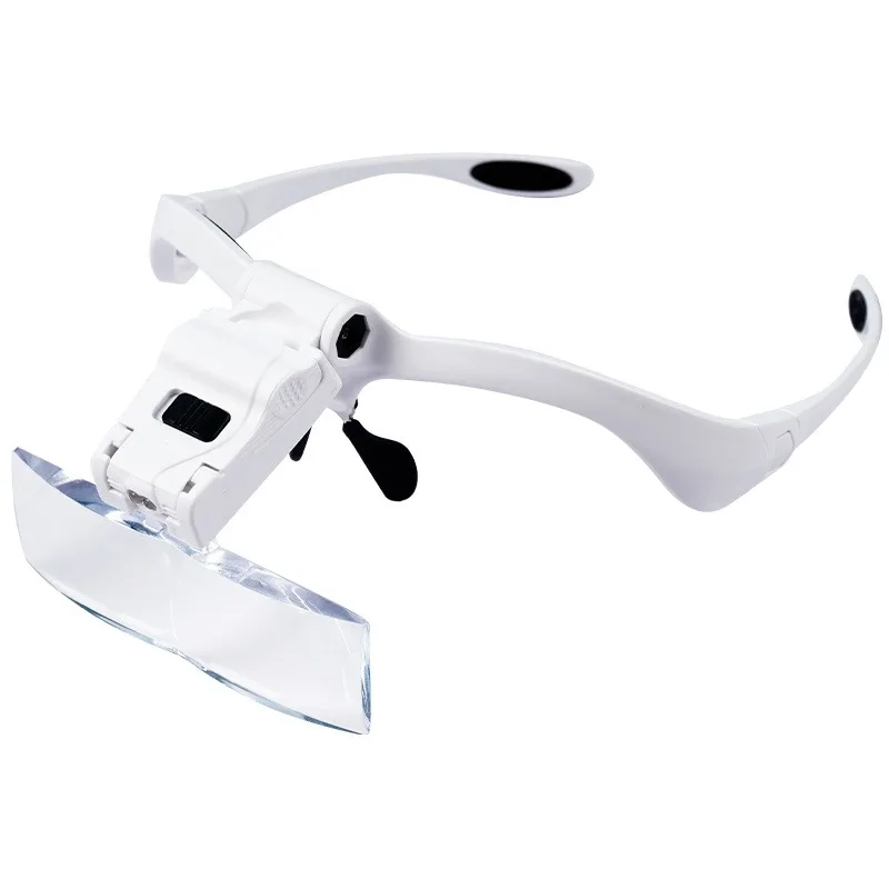 

Увеличительное стекло с креплением на голову, линия для вышивания высокой четкости, специальная лампа для переноски, очки, расширяющееся зеркало, косметическое прививка