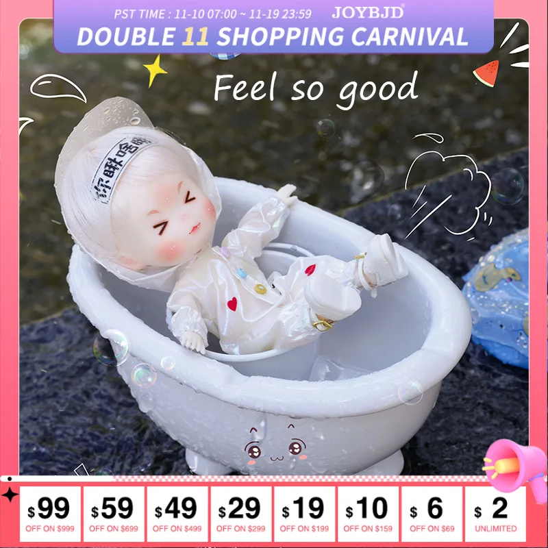 

Fantasy Angel ob11 Hixin BJD Doll 1/11 Tiny Ball Jointed Doll Resin Anime Toys for Kids Surprise Gift for Girls