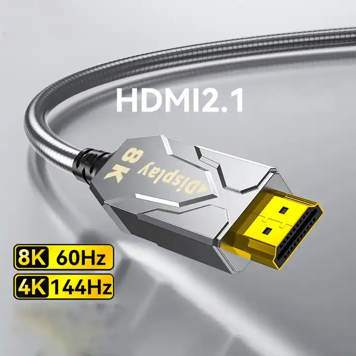 Hot Selling 2.1 Version Gold Plated HDMI-HDMI Video Optical Fiber AOC HDMI Cable 15 Meters