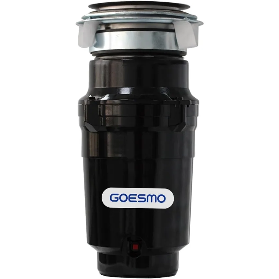 

Food Garbage Disposal 1/2 HP Garbage Disposal with Power Cord Wall Switch Splash Guard Elbow Pipe Stainless Steel Grinding Syst