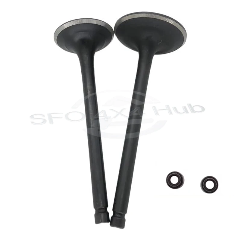 

Комплект впускного и выпускного клапана и уплотнений клапана для квадроцикла Jianshe 400i JS400CC Bashan Loncin F3-110304-0 F3-110303-0