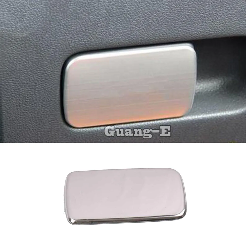 Chrome Co-pilot Storage Box Switch Trim for VW Volkswagen Golf7 Golf 7 2014 2015 2016 2017 2018 2019 Car Stickers Accessories