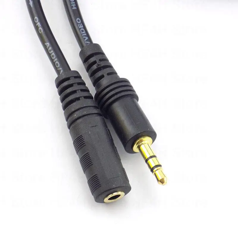 1.5/3/5/10M DC 3.5mm Jack męski na żeński przedłużacz do słuchawek AUX Audio Stereo przedłużacz dla pc AV głośnik Audio B4