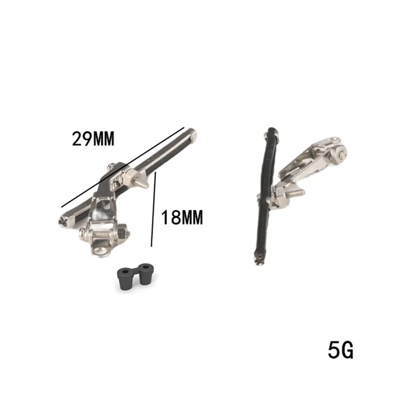 2 szt. Metalowa dekoracja wycieraczka szyby przedniej do akcesoriów ulepszenie samochodu LDRC AE86 1/18 RC