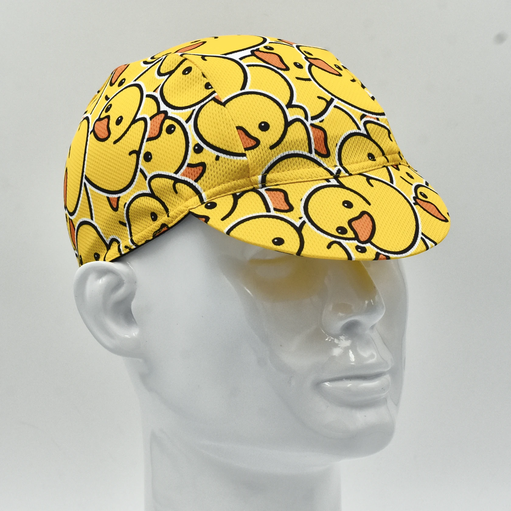 Little Yellow Duck Cycling Cap Colour Bike Hat  Running Headcap Outdoor sports cap