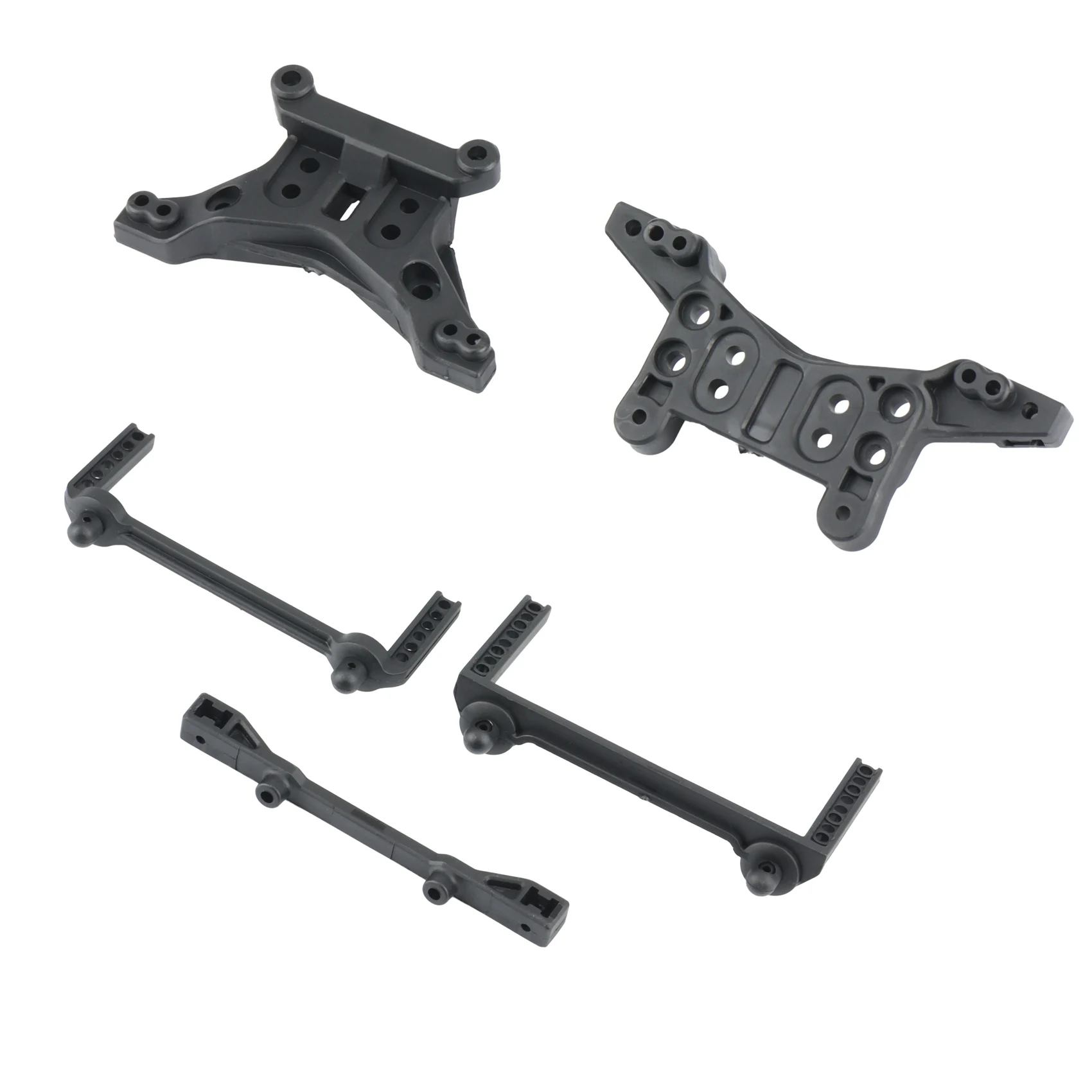 BEDW-Front & Rear Shock Towers Body Posts Set For HBX 16889 16889A 16890 16890A SG 1601 SG 1602 RC Car Parts Accessories