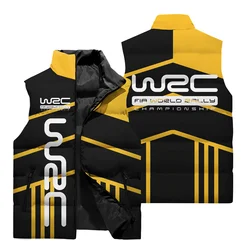 2024 World Rally Championships WRC Men's Sleeveless Warm Jacket, Polyester Stand Up Neck, Multi Functional Windproof Vest