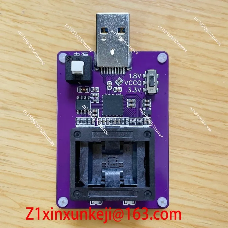 EMMC153 Burning Seat To USB3.0 Mirror Reading and Writing Emmc Chip Test Bga153 Test Seat GL3224E