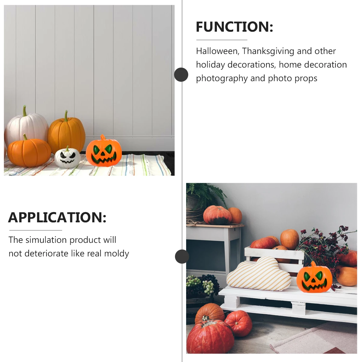 

1Pcs Green Eye Pumpkin Light Novel Halloween Decorative Light Portable Eco-Friendly Plastic Halloween Supplies