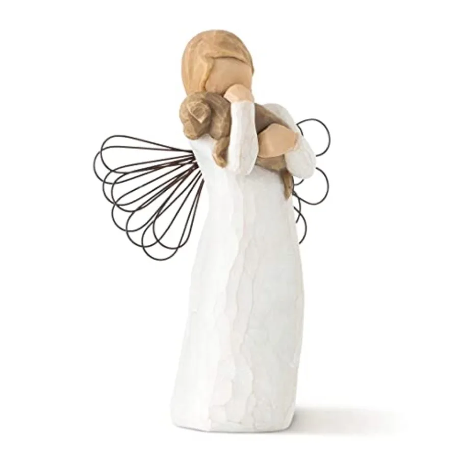 

Angel of Friendship, for Those who Share The Spirit of Friendship, Angel Carrying Dog as Reminder of Loyal Pets and Friends, Pr