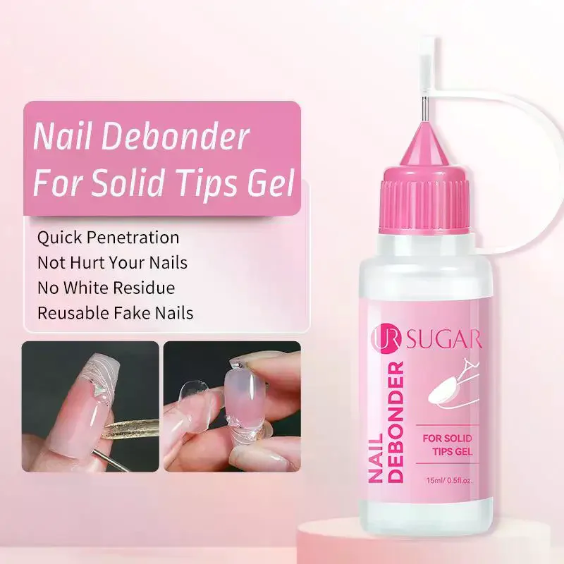 /ACR/Remover For Solid Tips Gel False Nail Tips Solid Adhesives Gel Remover Press On Nails Gel Fake Tips Remover Tools 15ml - view 3