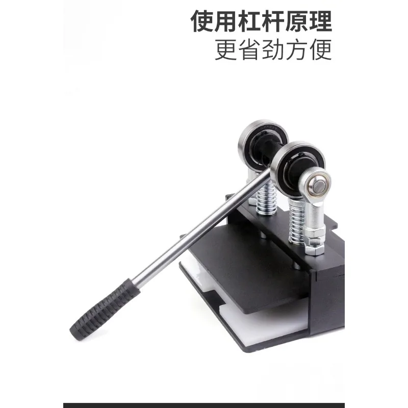 Universal Table Tennis Racket Rubber Cutting Machine Manual Pressing Leather Cutting Ping-Pang Bat Rubber Edge Cutting Machine