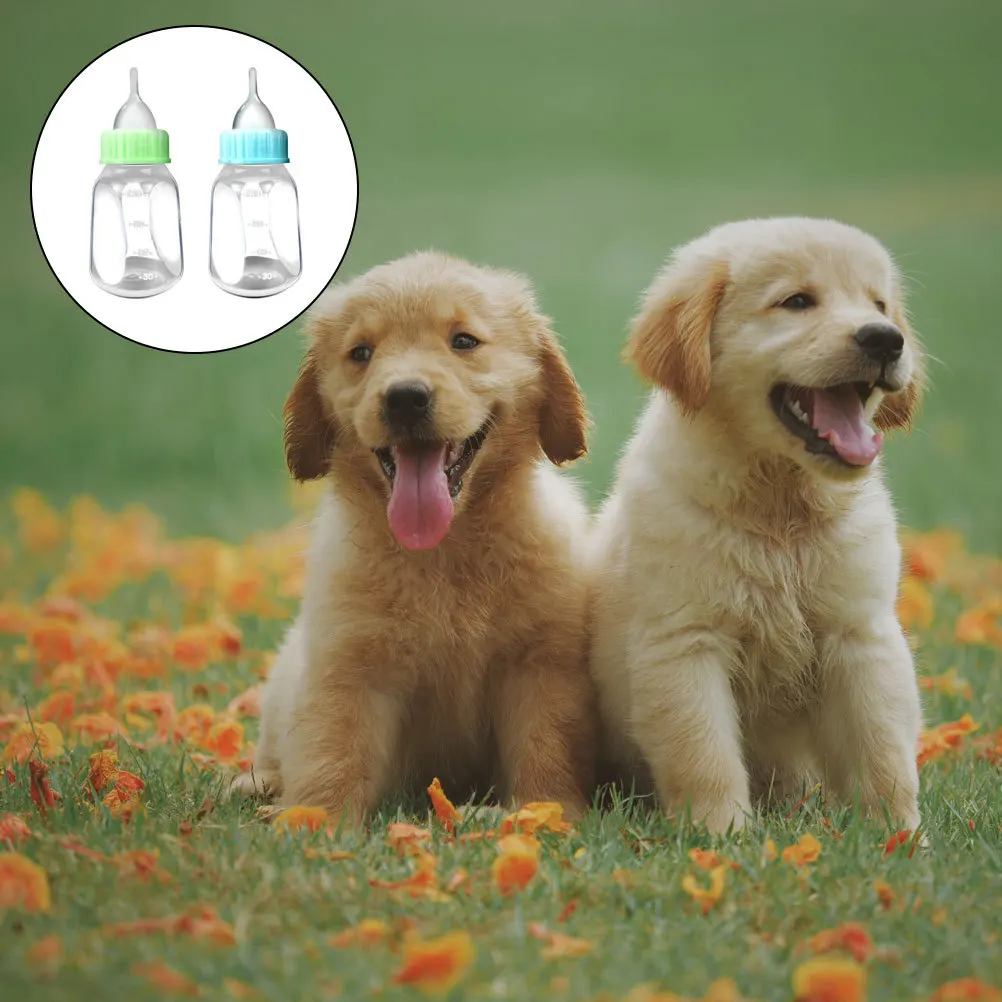 

1Set Plastic Pet Feeding Bottle Set with Scale Puppy Kitten Feeding Dropper Controlled Quantity Pet Supplies Bunny Feeders