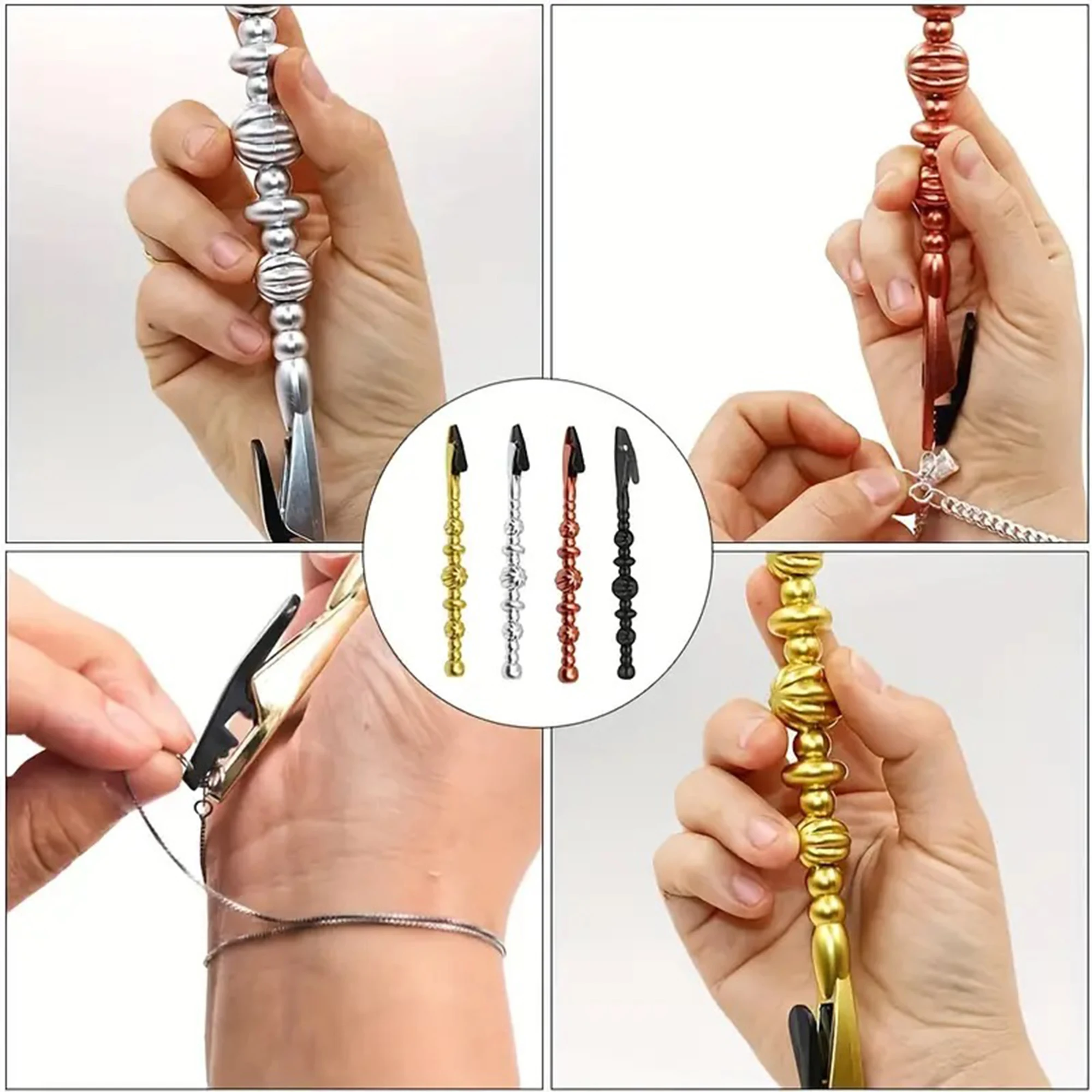 1pc Plastic Bracelet Helper Tool Jewelry Helper Tool Fastening And Hooking Device For Bracelet Necklace Watch Zippers Women Gift