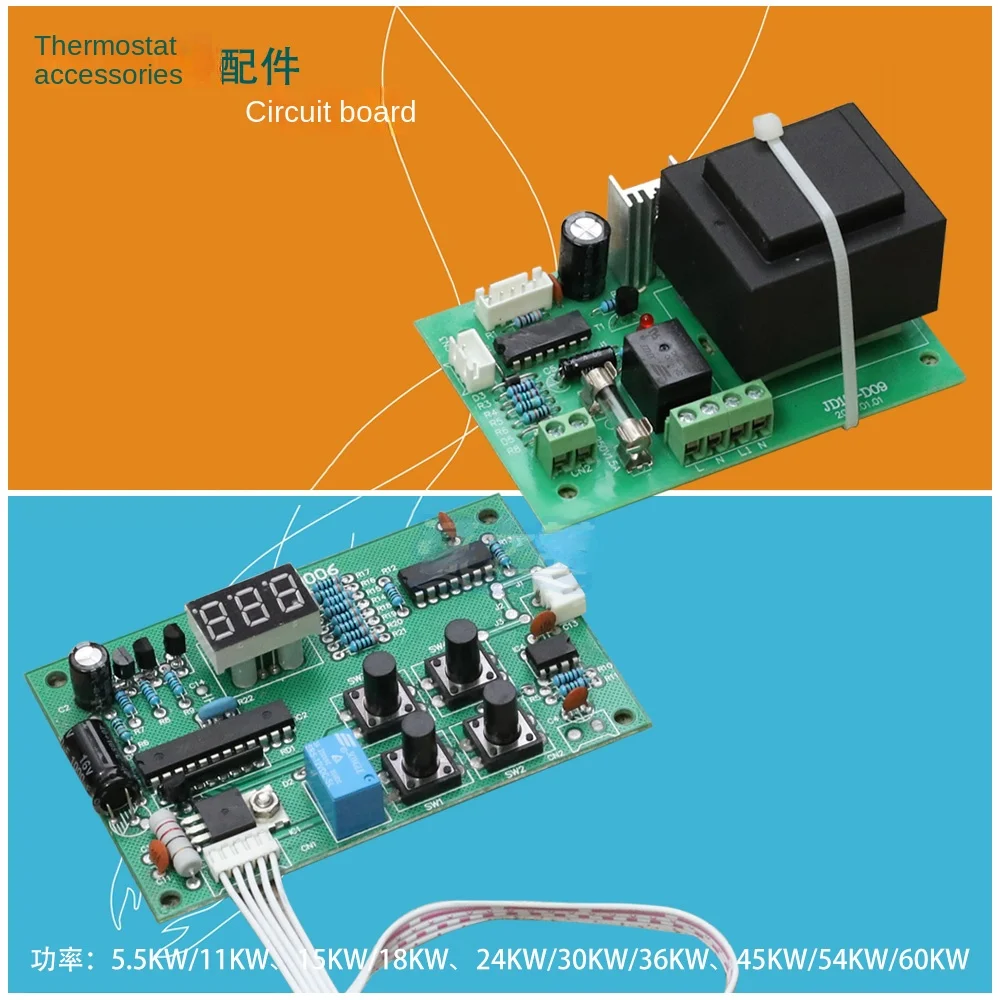 

Gaoshi Thermostat CNC Circuit Board Swimming Pool Heating Thermostat Circuit Board Accessories Coaese Motherboard Swimming Pool