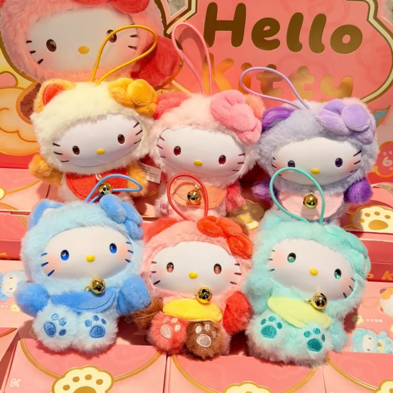 

Genuine Meow Blessing Mini Plush Vinyl Blind Box Keychain Cute Bag Pendant Girl Holiday Surprise Gift Cute Doll Ornament Toy
